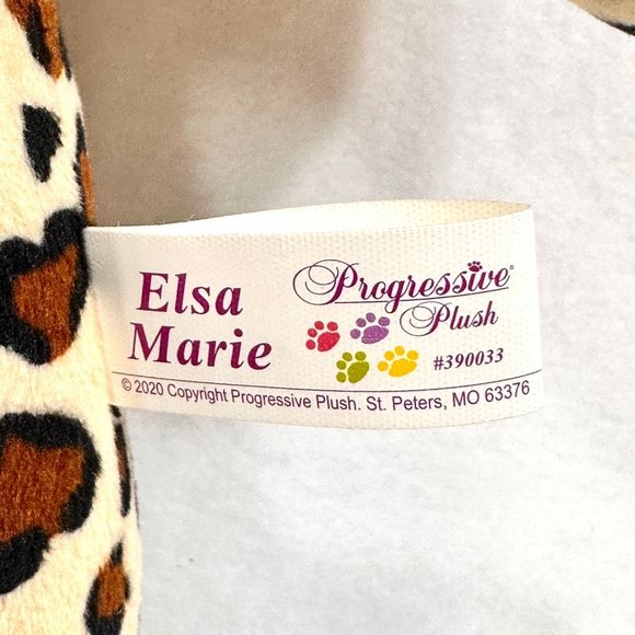 Elsa Marie Progressive Plush Cheetah/Leopard Wild Cat - New Condition - Picture 4 of 5